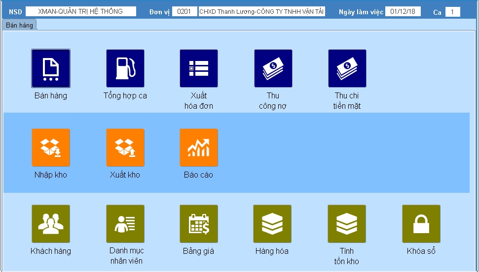 XOil – Phần Mềm Quản Lý Cửa Hàng Xăng Dầu